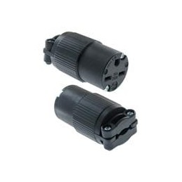 1 pcs : Q-722 - AC Power Plugs & Receptacles 15A/250VAC WIRNG DEV NEMA 6-15R BLK