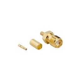 1 pcs : 132229 - RF Connectors / Coaxial Connectors SMA ST CRIMP JACK 174/U SHORT BODY
