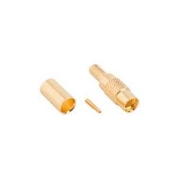 1 pcs : 262118 - RF Connectors / Coaxial Connectors MMCX ST JACK 174 316 GOLD