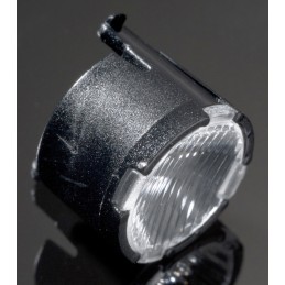 2 pcs - Ledil FP11120_LISA2-O-CLIP, Lisa2 Series LED Lens, 48 + 19 ° Oval Beam