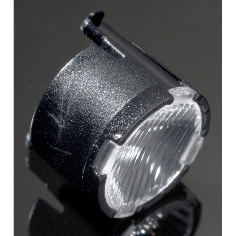 2 pcs - Ledil FP11120_LISA2-O-CLIP, Lisa2 Series LED Lens, 48 + 19 ° Oval Beam