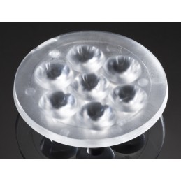 2 pcs - Ledil C11679_ANNA-50-7-M, Anna Series 7-Way LED Lens, 19 ° Medium Beam