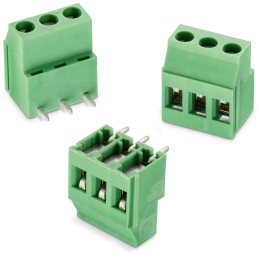 5 pcs - Wurth Elektronik 2535 Series PCB Terminal Block, 2-Contact, 5.08mm Pitch, Through Hole Mount, 1-Row, Solder Termination