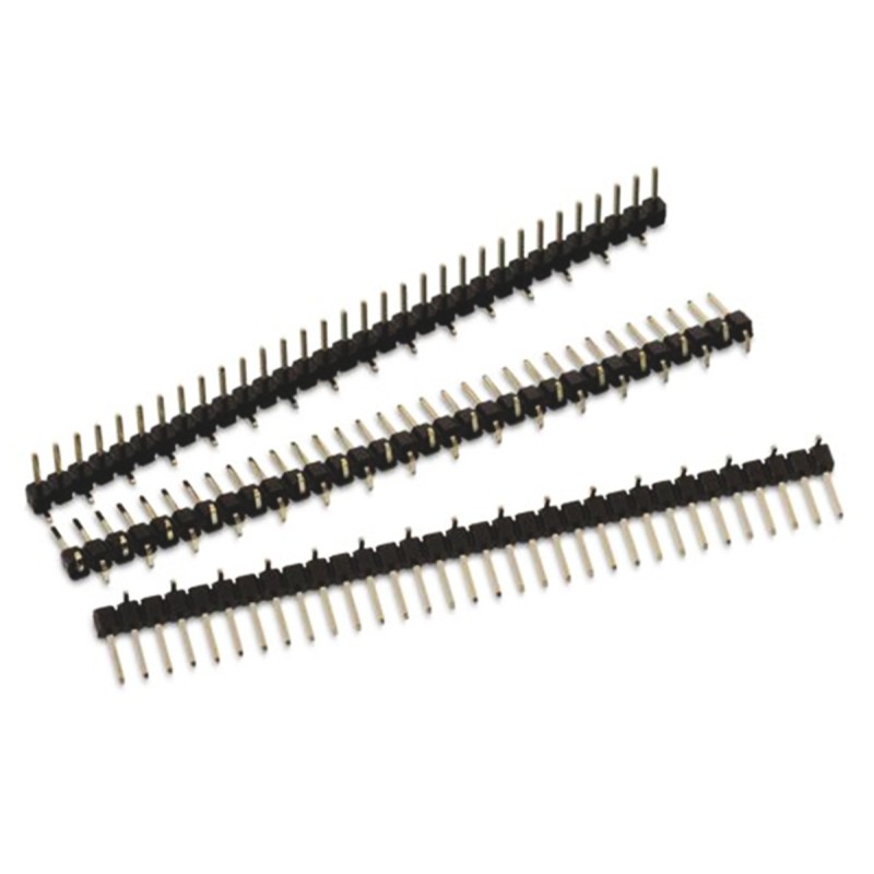 5 pcs - Wurth Elektronik WR-PHD Series Straight Surface Mount Pin Header, 4 Contact(s), 2.54mm Pitch, 1 Row(s), Unshrouded