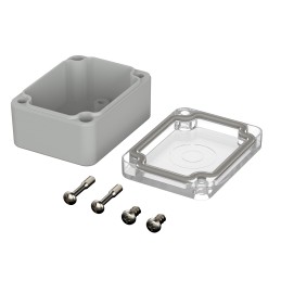 1 pcs - Bopla Euromas Series Polycarbonate General Purpose Enclosure, IP66, 65 x 50 x 35mm