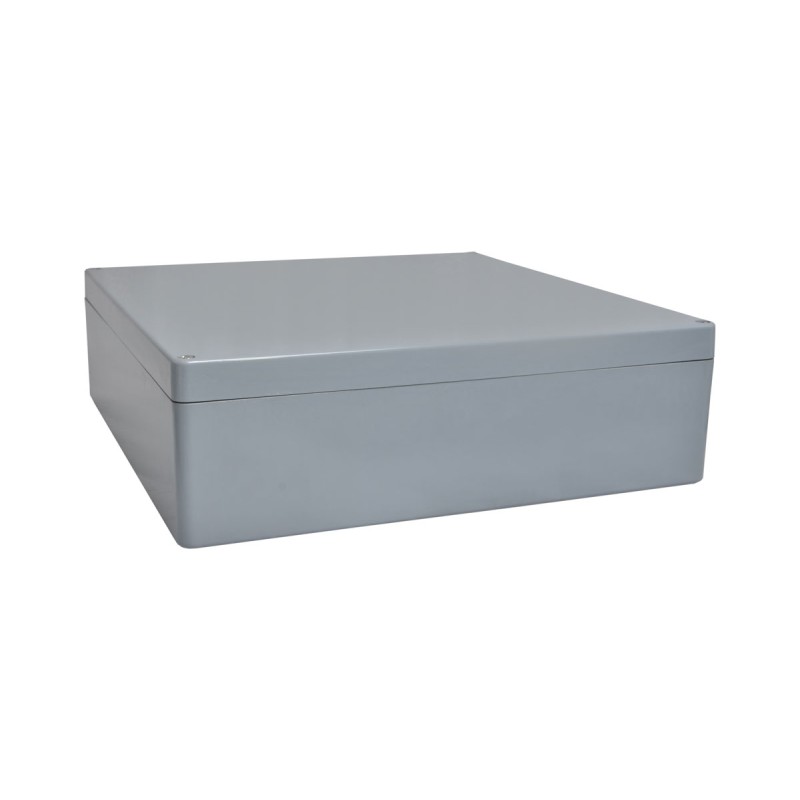 1 pcs - RS PRO Grey Fibreglass Reinforced Polyester General Purpose Enclosure, IP66, Grey Lid, 400 x 405 x 201mm