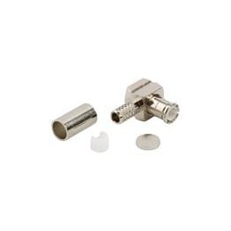 1 pcs : 252100 - RF Connectors / Coaxial Connectors MCX RIGHT ANGLE CRIMP PLUG 316/U-NIC