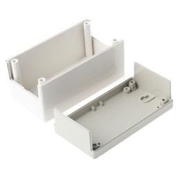 1 pcs - OKW Flat-Pack Case Grey ABS Instrument Case, 120 x 65 x 65mm