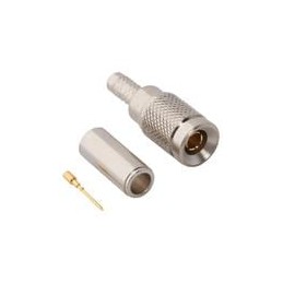 1 pcs : 282118-75 - RF Connectors / Coaxial Connectors 75 Ohm 1.0/2.3 DIN Plug AT&T 735A Cable