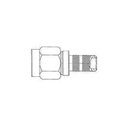 1 pcs : 901-10170 - RF Connectors / Coaxial Connectors SMA(M) REVERSE POL RG-58