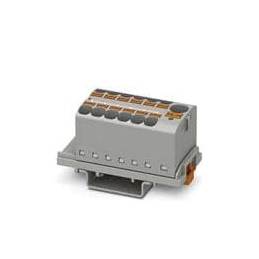 1 pcs : 3273614 - DIN Rail Terminal Blocks PTFIX 10/12X4-NS35 GY