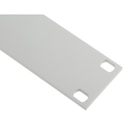 1 pcs - nVent SCHROFF RAL 7035 Light Grey Aluminium Front Panel, 1U, 483 x 43.6mm