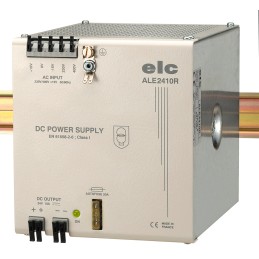 1 pcs - ELC ALE Linear DIN Rail Power Supply, 230 - 400V ac ac Input, 24V dc dc Output, 10A Output, 240W