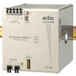 1 pcs - ELC ALE Linear DIN Rail Power Supply, 230 - 400V ac ac Input, 24V dc dc Output, 10A Output, 240W