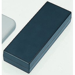 1 pcs - Pactec Black ABS Handheld Enclosure, 203 x 76 x 38mm