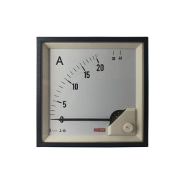 1 pcs - RS PRO Analogue Panel Ammeter 40 (Input)A AC, 92mm x 92mm, 1 % Moving Iron