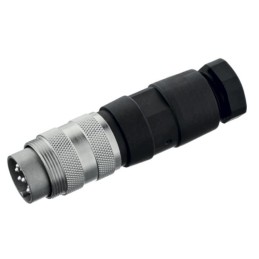 50 pcs - Amphenol Industrial, T340 6 Pole M16 Din, DIN EN 61076-2-106, 5A, 300 V IP40, Screw Coupling, Male, Cable Mount