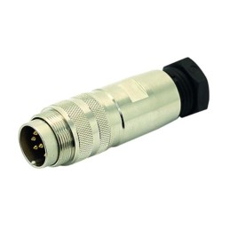 50 pcs - Amphenol Industrial, C091 6 Pole M16 Din, DIN EN 61076-2-106, 7A, 300 V IP67, Screw Coupling, Male, Cable Mount