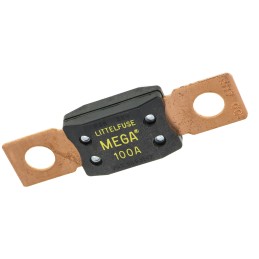 1 pcs - Littelfuse 100A Yellow Bolt Down Car Fuse, 32V dc
