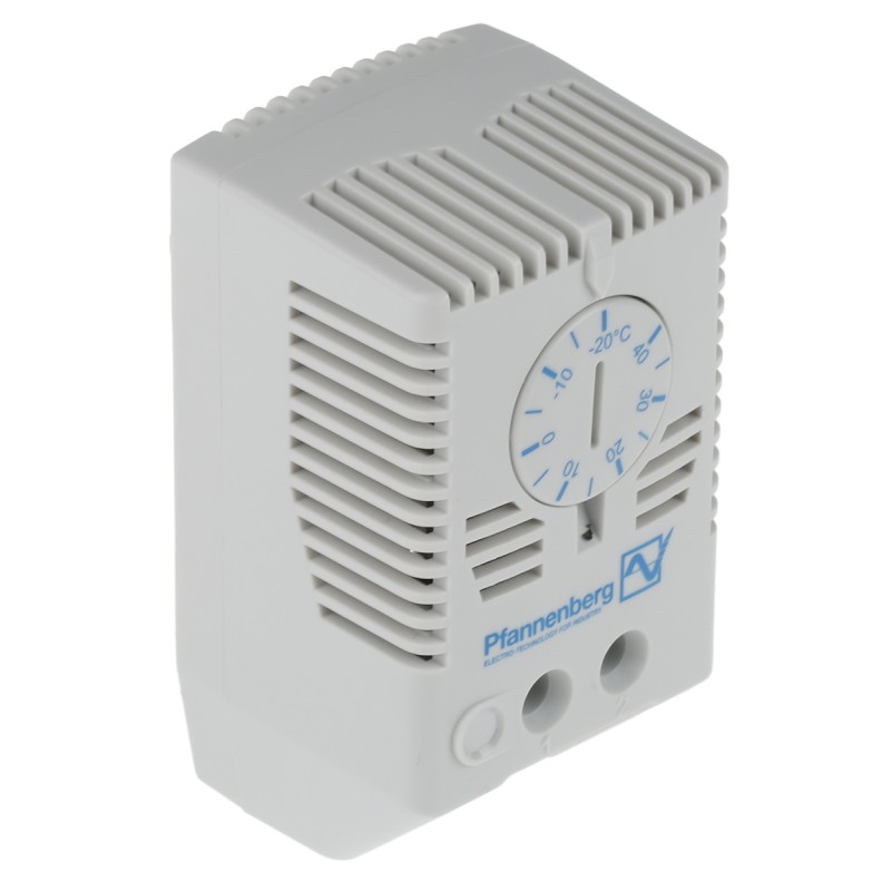 1 pcs - Pfannenberg FLZ NO Enclosure Thermostat, 120 V ac, -20 - +40 °C