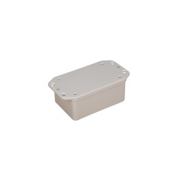 1 pcs - CAMDENBOSS Series 2000 Series Grey ABS Enclosure, IP65, Flanged, Grey Lid, 105 x 56 x 39mm