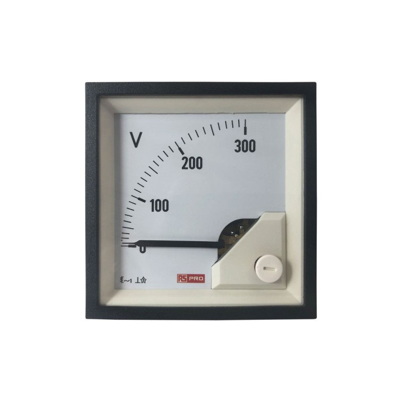 1 pcs - RS PRO Analogue Voltmeter AC, Analogue Display 0.01