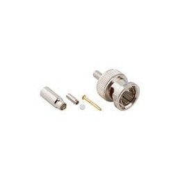 1 pcs : 031-80106 - RF Connectors / Coaxial Connectors 75OHM STR CRIMP PLUG RG-174 316