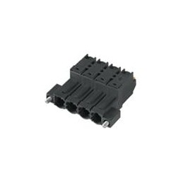 1 pcs : 1043690000 - Pluggable Terminal Blocks SLF 7.62HP/04/180F SN BK BX