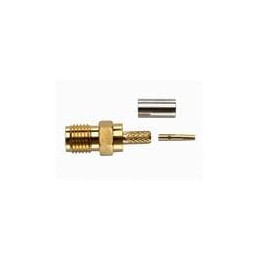 1 pcs : 72954 - RF Connectors / Coaxial Connectors SMA JACK STRAIGHT CRIMP, RG174, 188, 316