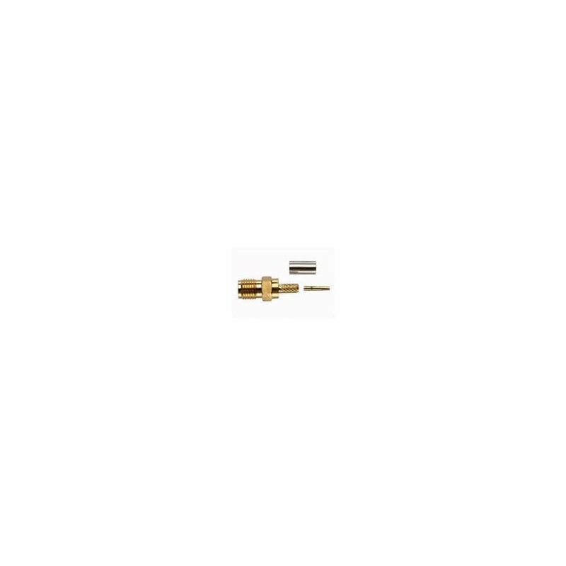 1 pcs : 72954 - RF Connectors / Coaxial Connectors SMA JACK STRAIGHT CRIMP, RG174, 188, 316