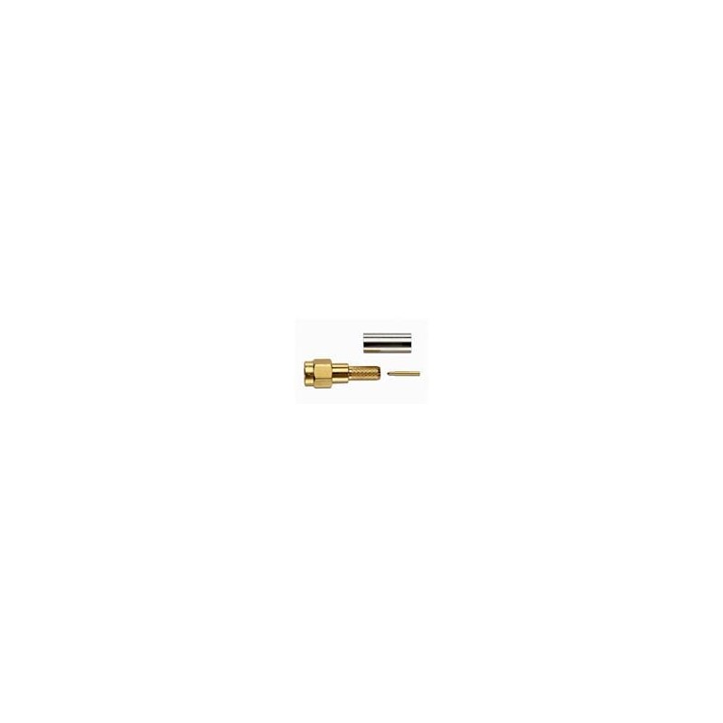 1 pcs : 72943 - RF Connectors / Coaxial Connectors SMA PLUG STRAIGHT CRIMP, RG58