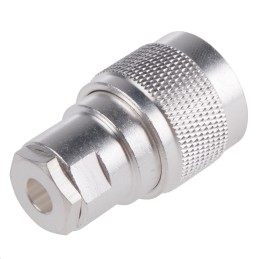 25 pcs - TE Connectivity, Plug Cable Mount N Connector, 50Ω, Solder Termination, Straight Body