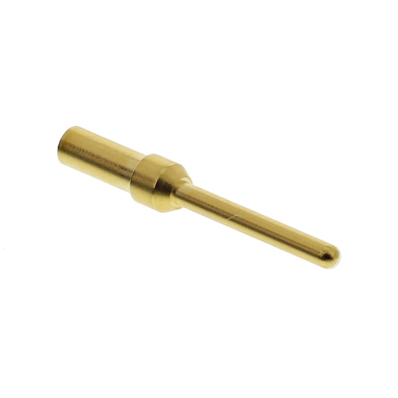 25 pcs - HARTING Male Crimp Circular Connector Contact, Contact Size 1.04mm, Wire Size 28 - 24 AWG