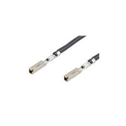 1 pcs : 224563-1125 - Rectangular Cable Assemblies MX64 Female-Female 450mm 0.83sq.mm Lead BK Au