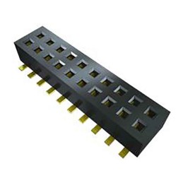 5 pcs - Samtec CLP Series Straight Surface Mount PCB Socket, 4-Contact, 2-Row, 1.27mm Pitch, Solder Termination