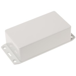 1 pcs - Hammond 1591 Series Grey Flame Retardant ABS Enclosure, IP54, Flanged, Grey Lid, 120 x 65 x 36mm