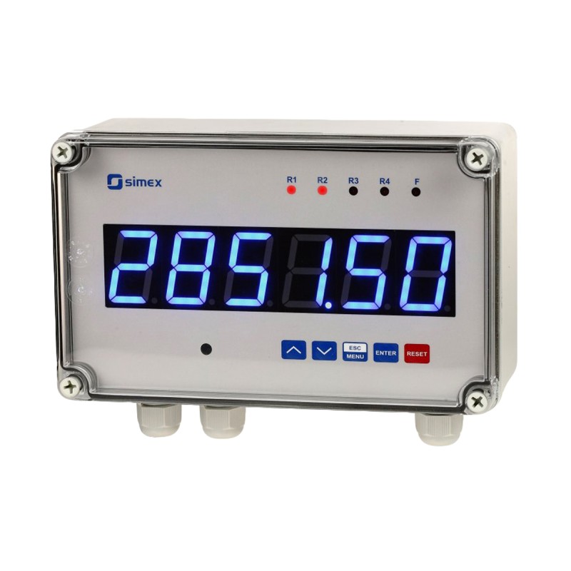 1 pcs - Simex SLIK-638 Counter Counter, 6 Digit, 90Hz, 230 V ac