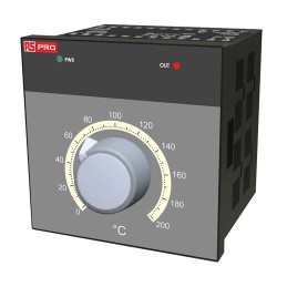 1 pcs - RS PRO On/Off Temperature Controller, 72mm 1 Input, 2 Output Analogue Relay, 230 V ac Supply Voltage