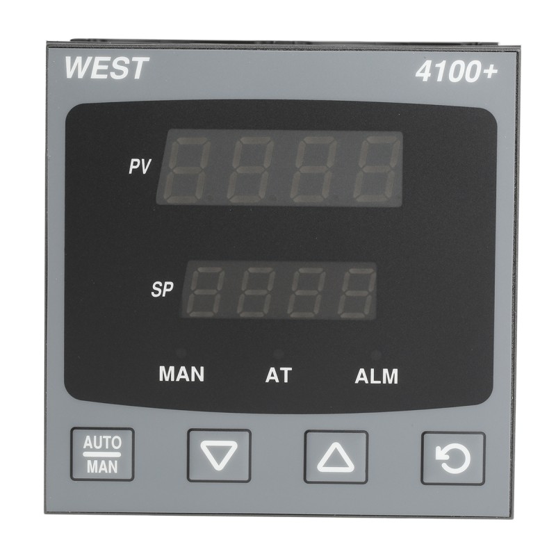1 pcs - West Instruments P4100 PID Temperature Controller, 96 x 96 (1/4 DIN)mm, 1 Output Relay, 100 - 240 V ac Supply Voltage