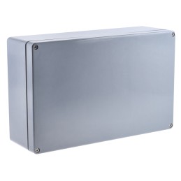 1 pcs - RS PRO Grey PET Enclosure, IP66, Grey Lid, 400 x 250 x 120mm