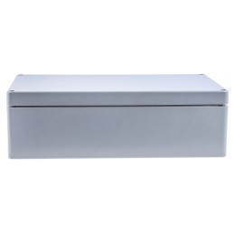 1 pcs - RS PRO Grey PET Enclosure, IP66, Grey Lid, 400 x 250 x 120mm