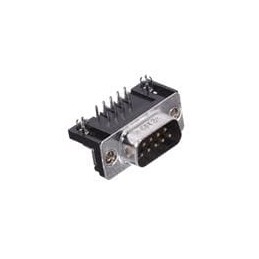 1 pcs : L717SDE09PA4CH4R - D-Sub Standard Connectors 9P Sz E Std Density Pin Rear Insert 4-40