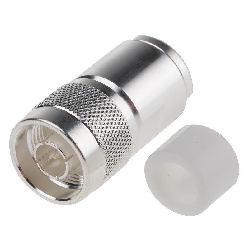 25 pcs - TE Connectivity, Plug Cable Mount N Connector, 50Ω, Solder Termination, Straight Body