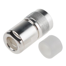 25 pcs - TE Connectivity, Plug Cable Mount N Connector, 50Ω, Solder Termination, Straight Body