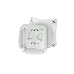 1 pcs - HENSEL Grey Polycarbonate Junction Box, IP66, IP67, 93 x 93 x 62mm