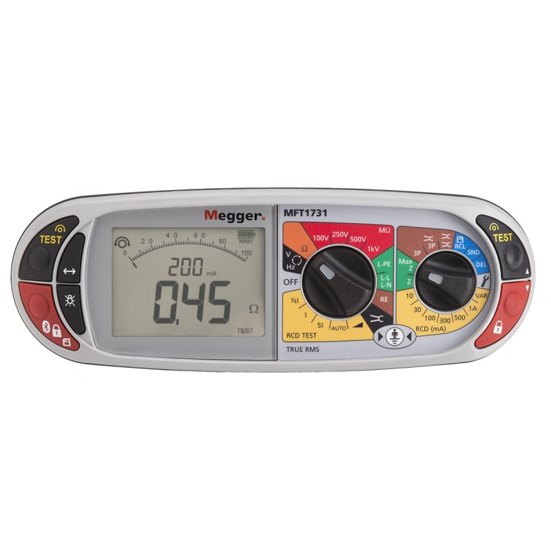 1 pcs - Megger MFT1731 Multifunction Tester, 100V , Earth Resistance Measurement With Wireless RS Calibration