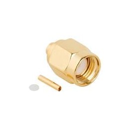 1 pcs : 132101RP - RF Connectors / Coaxial Connectors SMA ST PLUG .085 W/ CONTACT REV POLARITY