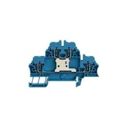 1 pcs : 1745880000 - DIN Rail Terminal Blocks ZDK 2.5V BL