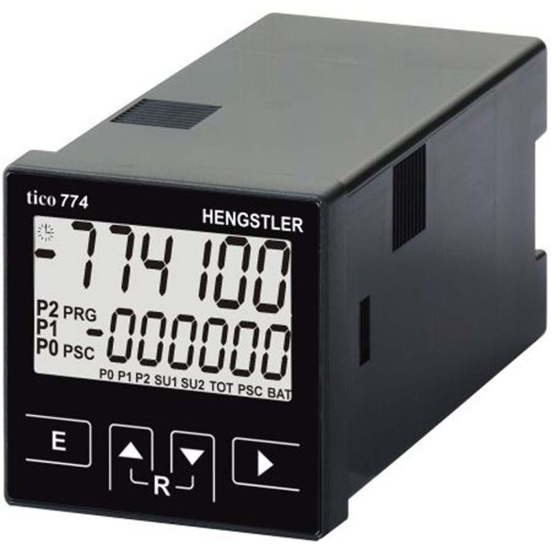 1 pcs - Hengstler TICO 774 Batch Counter, Shift Counter, Tachometer, Timer Counter, 6 Digit, 60kHz, 12 - 30 V dc