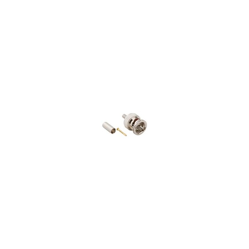 1 pcs : 031-80101 - RF Connectors / Coaxial Connectors 75OHM STR CRIMP PLUG RG-179 187